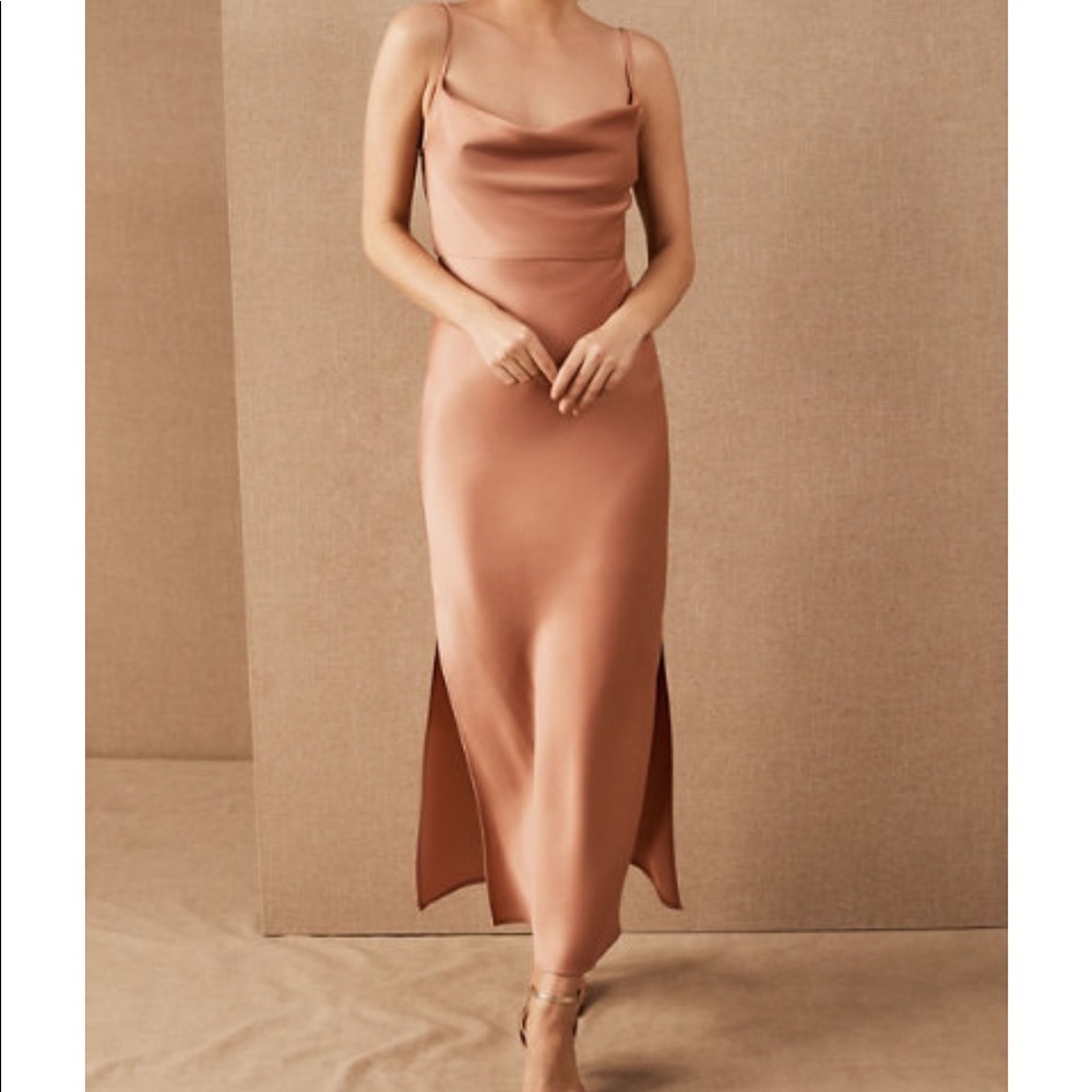BHLDN Sedona sunset midi bridesmaid dress